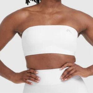 ONER ACTIVE White Strapless Bandeau Top no straps included